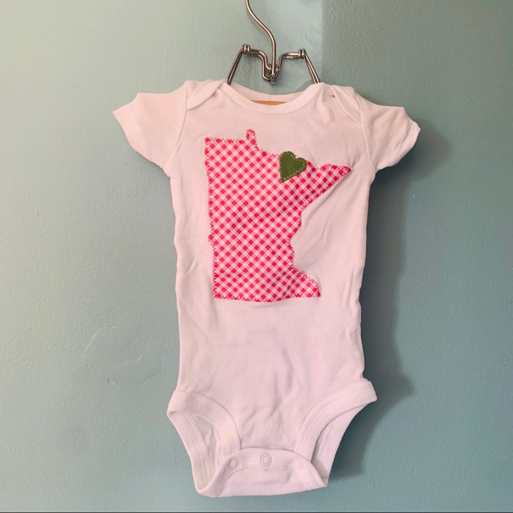 Heart Minnesota Onsie
